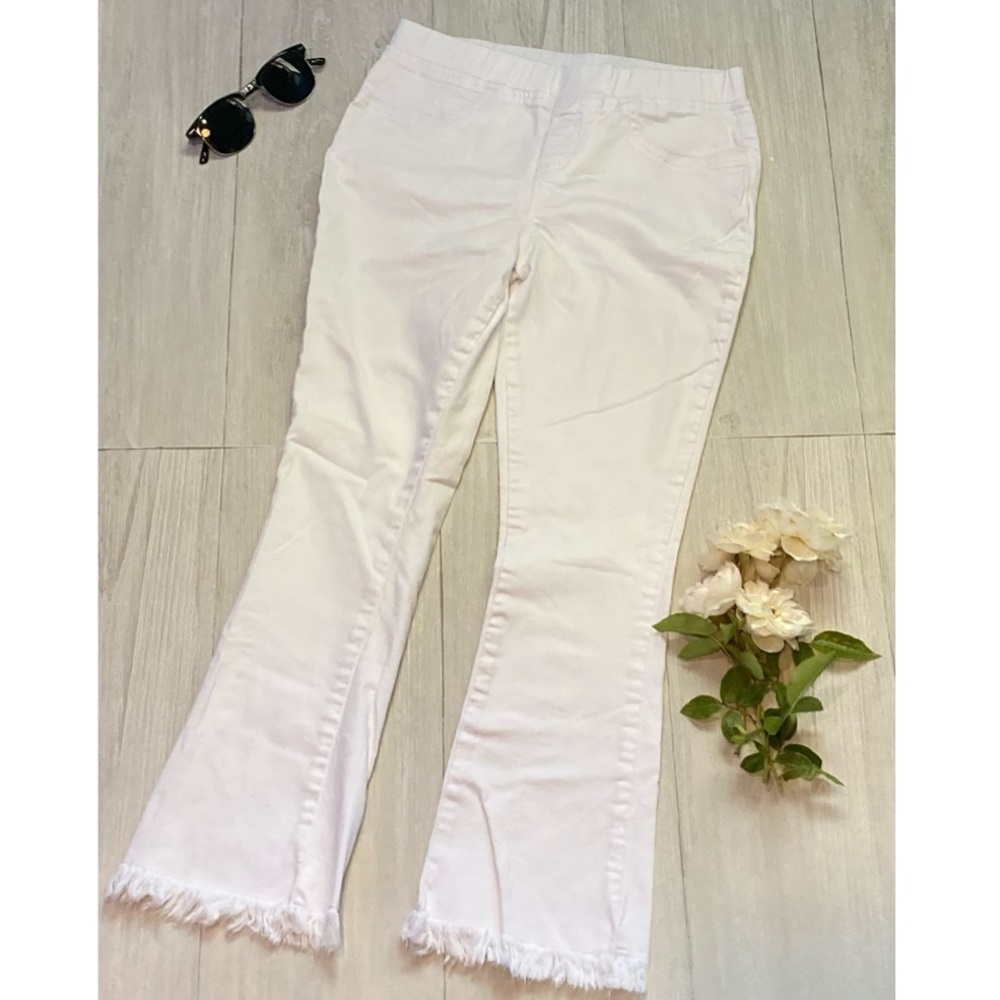 Girls 14 White Flared Jeans